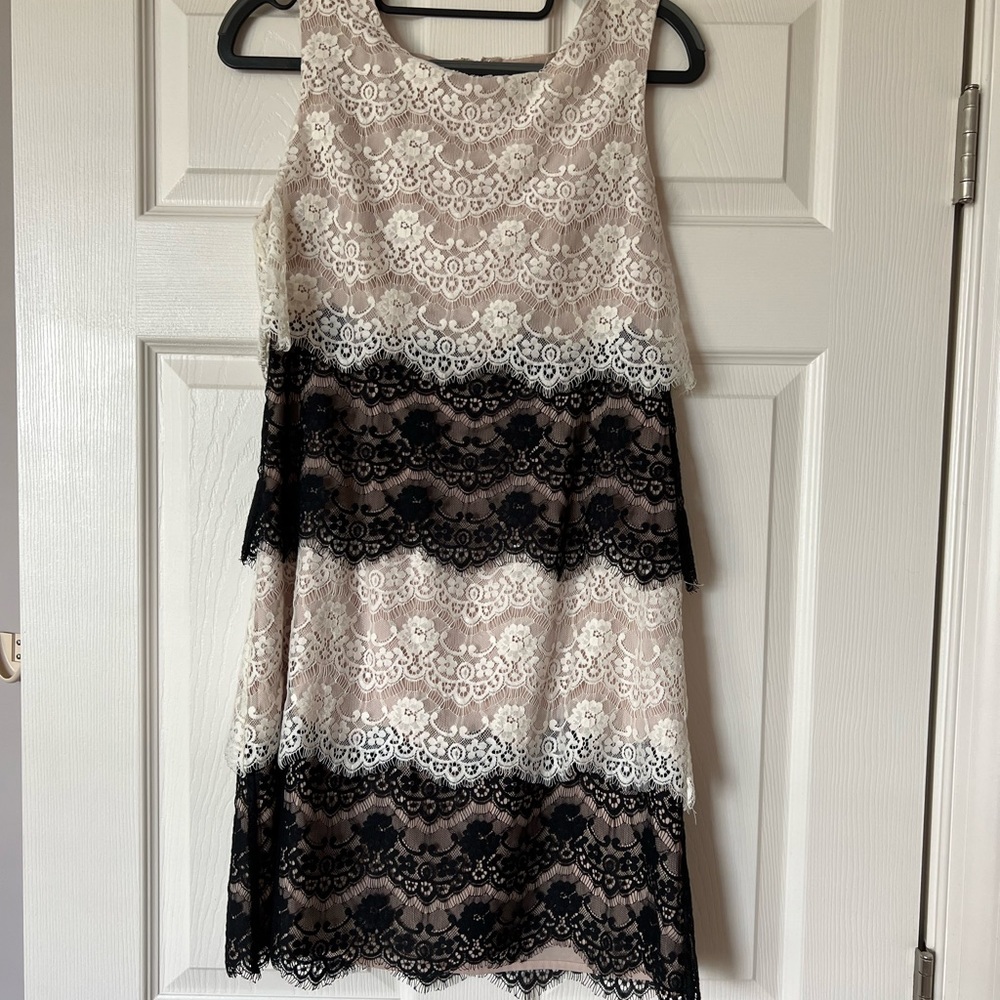 Jessica Simpson Lace Cocktail Dress